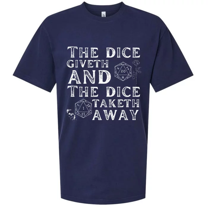 The Dice Giveth And The Dice Taketh Away Sueded Cloud Jersey T-Shirt