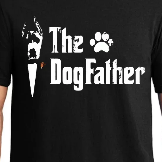 The Dogfather Great Dane Dog Dad Fathers Day Gift Pajama Set