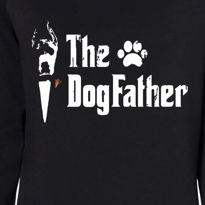 The Dogfather Great Dane Dog Dad Fathers Day Gift Womens California Wash Sweatshirt