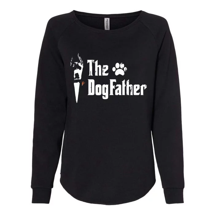 The Dogfather Great Dane Dog Dad Fathers Day Gift Womens California Wash Sweatshirt