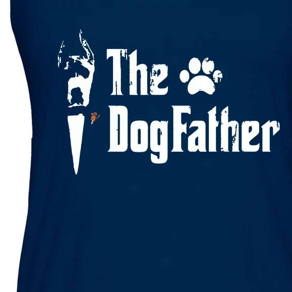 The Dogfather Great Dane Dog Dad Fathers Day Gift Ladies Essential Flowy Tank