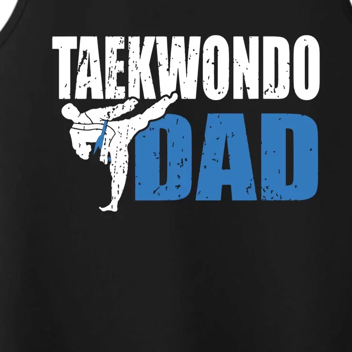 Taekwondo Dad Gift Idea Tae Cool Taekwondo Uniform Performance Tank