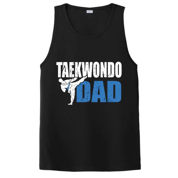 Taekwondo Dad Gift Idea Tae Cool Taekwondo Uniform Performance Tank