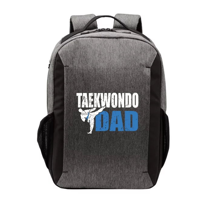 Taekwondo Dad Gift Idea Tae Cool Taekwondo Uniform Vector Backpack