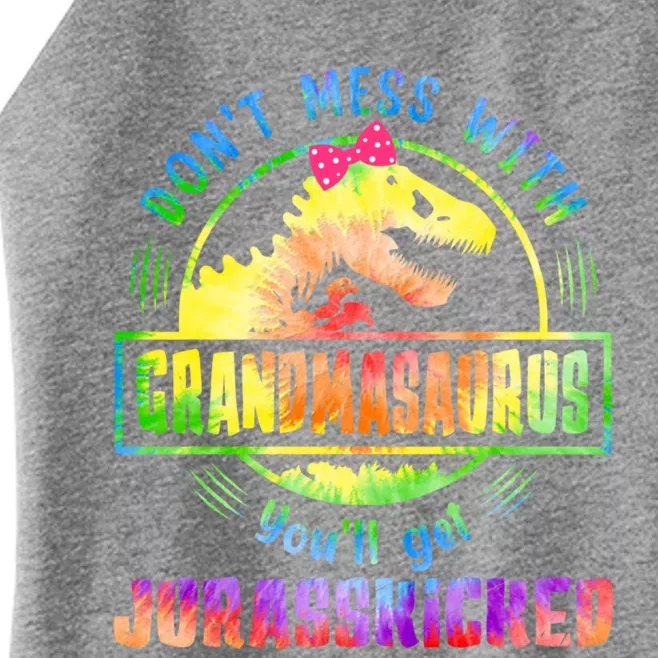 Tie Dye Grandmasaurus MotherS Day T Rex Dinosaurs Lover Meaningful Gift Women’s Perfect Tri Rocker Tank