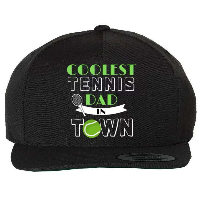 Tennis Dad Gift Wool Snapback Cap