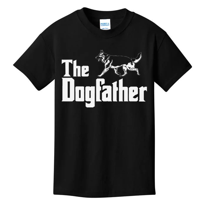 The Dogfather German Shepherd Funny Gift Kids T-Shirt