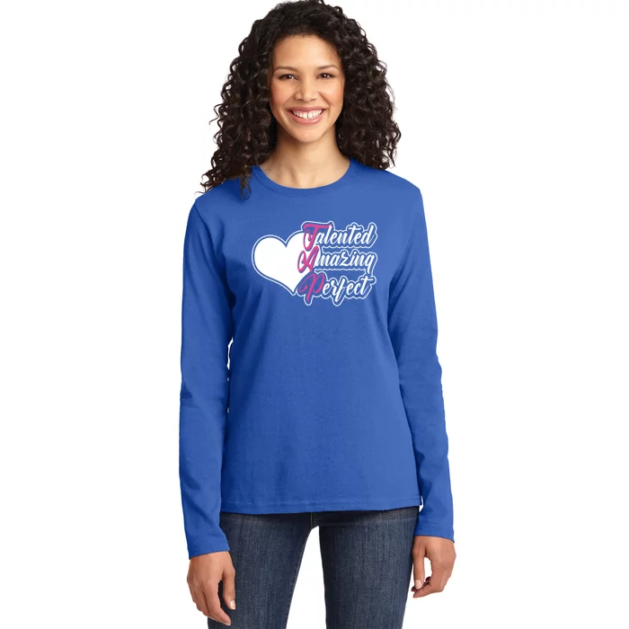 Tap Dance Heart Step Dancers Dancing Gift Ladies Long Sleeve Shirt