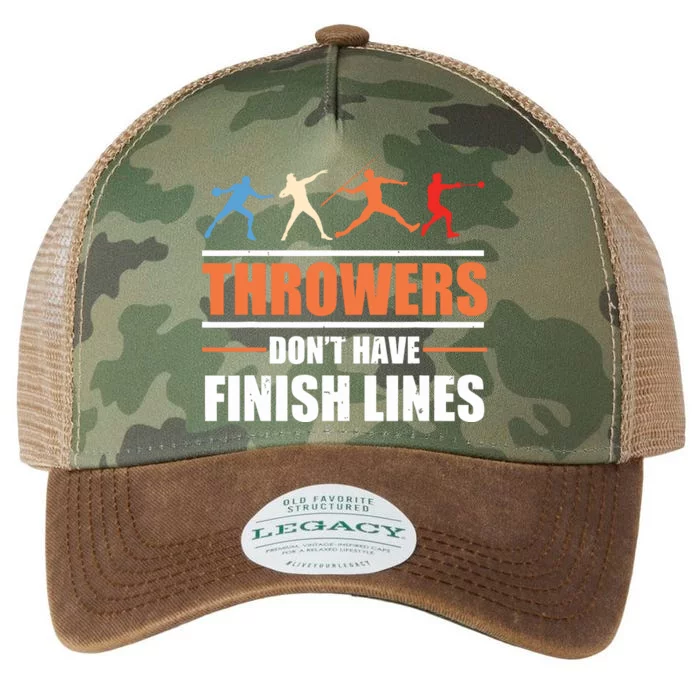 Throwers Dont Have Finish Lines Javelin Discus Shot Put Legacy Tie Dye Trucker Hat