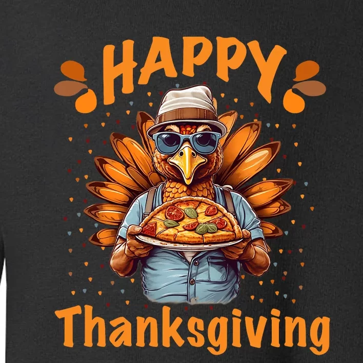 Turkey Day Happy Thanksgiving Family Dinner Toddler Sweatshirt