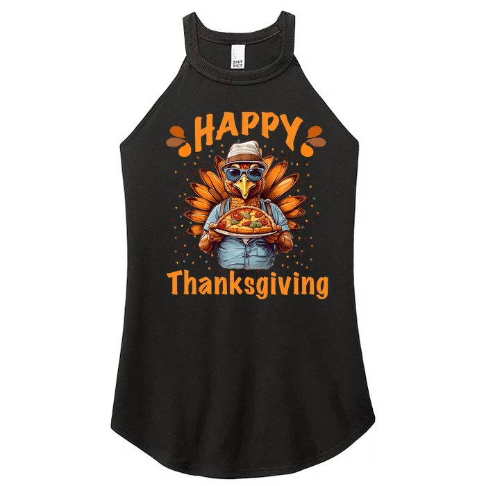 Turkey Day Happy Thanksgiving Family Dinner Women’s Perfect Tri Rocker Tank