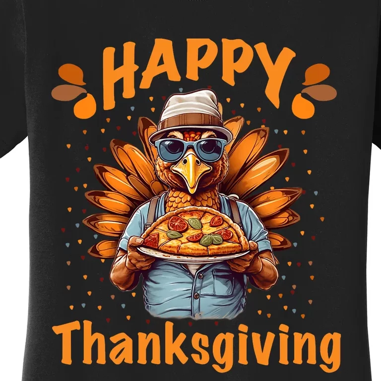 Turkey Day Happy Thanksgiving Family Dinner Women's T-Shirt