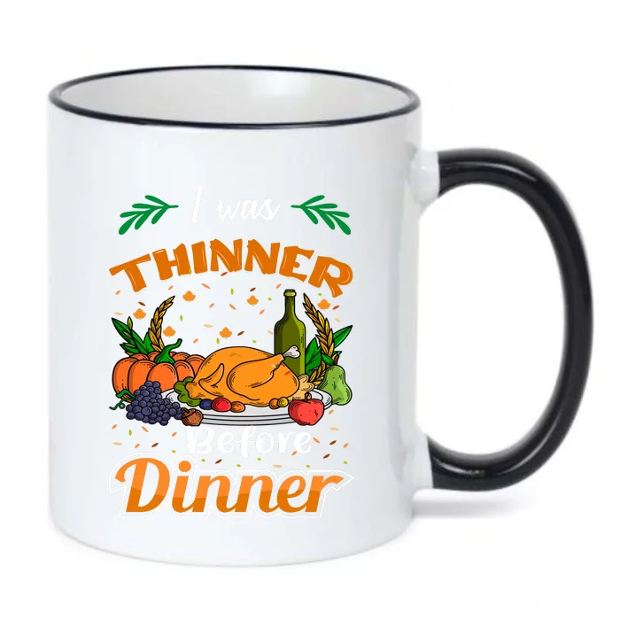 Thanksgiving Day Humor Graphic Black Color Changing Mug