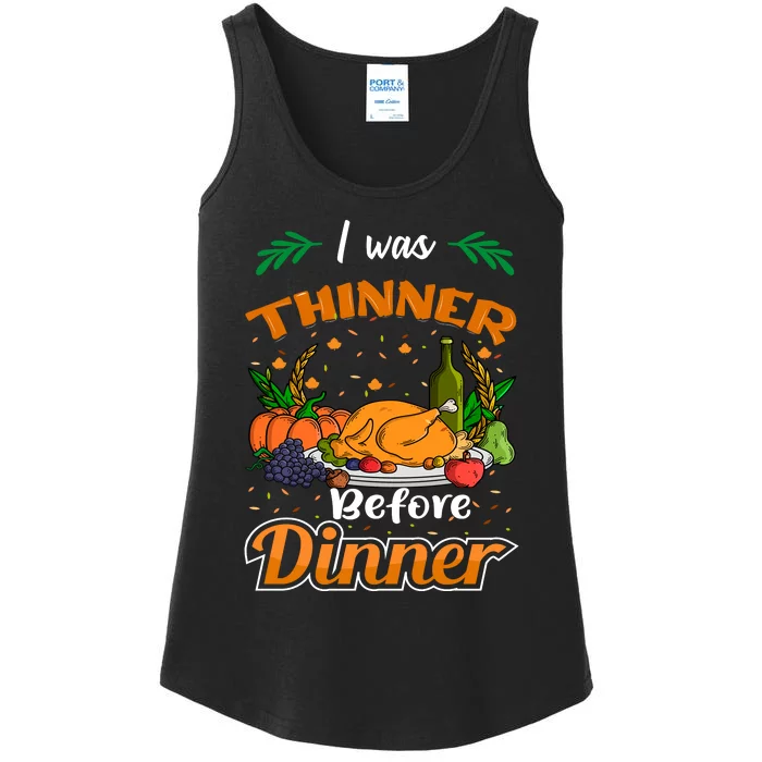 Thanksgiving Day Humor Graphic Ladies Essential Tank