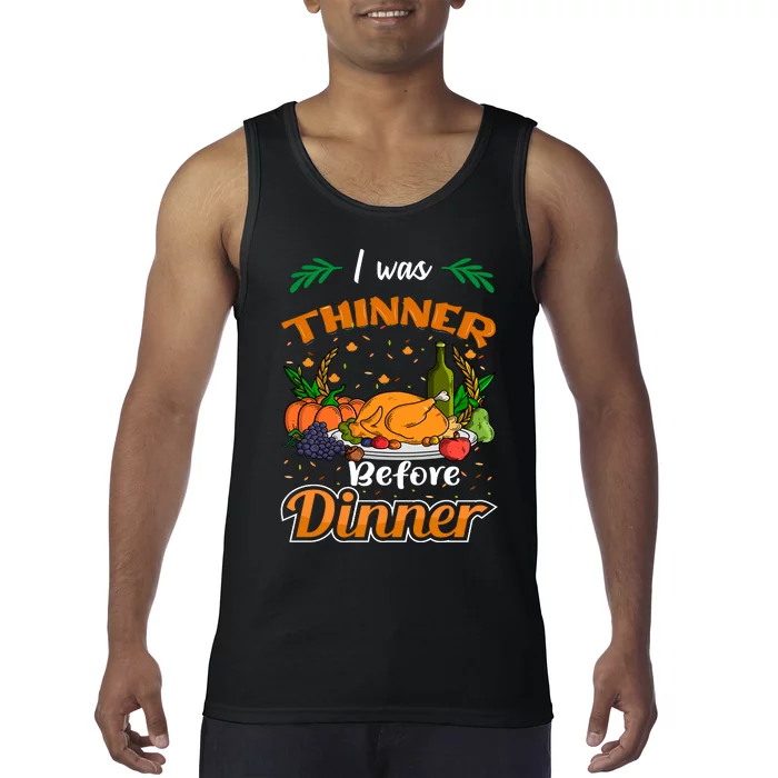 Thanksgiving Day Humor Graphic Tank Top