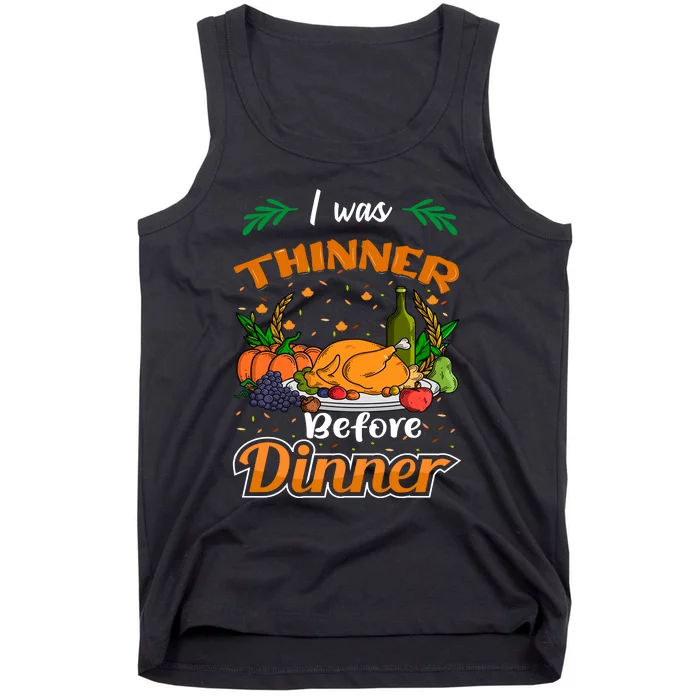 Thanksgiving Day Humor Graphic Tank Top