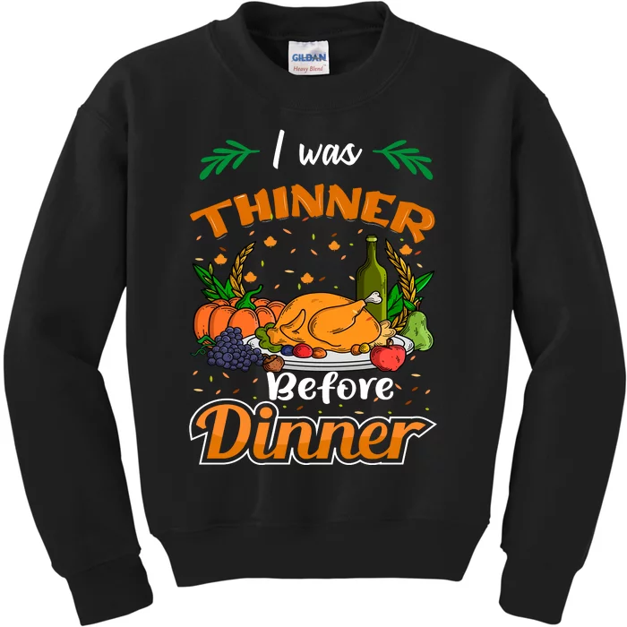 Thanksgiving Day Humor Graphic Kids Sweatshirt