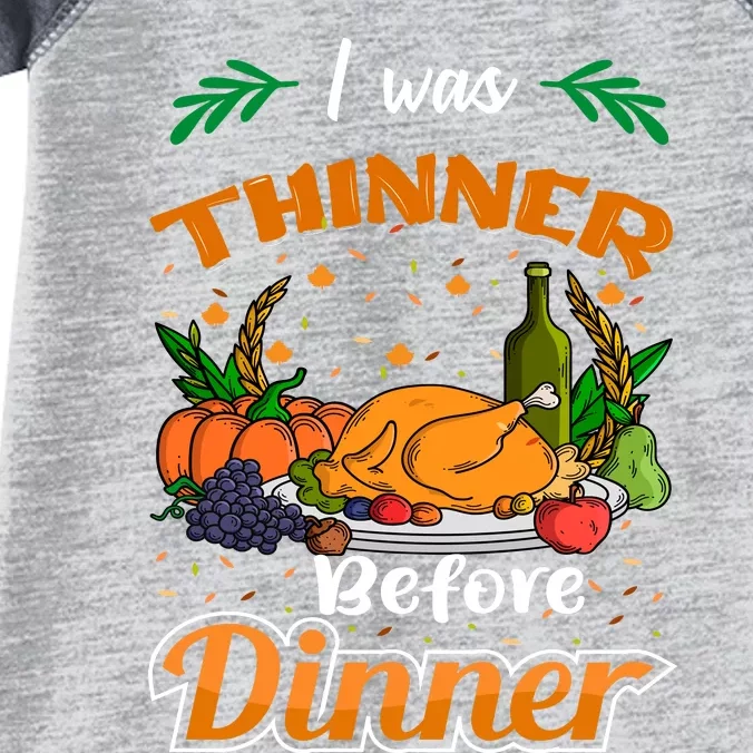 Thanksgiving Day Humor Graphic Infant Baby Jersey Bodysuit