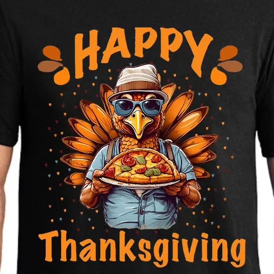 turkey day Happy thanksgiving family dinner Pajama Set