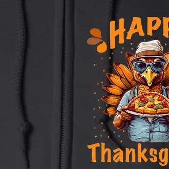 turkey day Happy thanksgiving family dinner Full Zip Hoodie