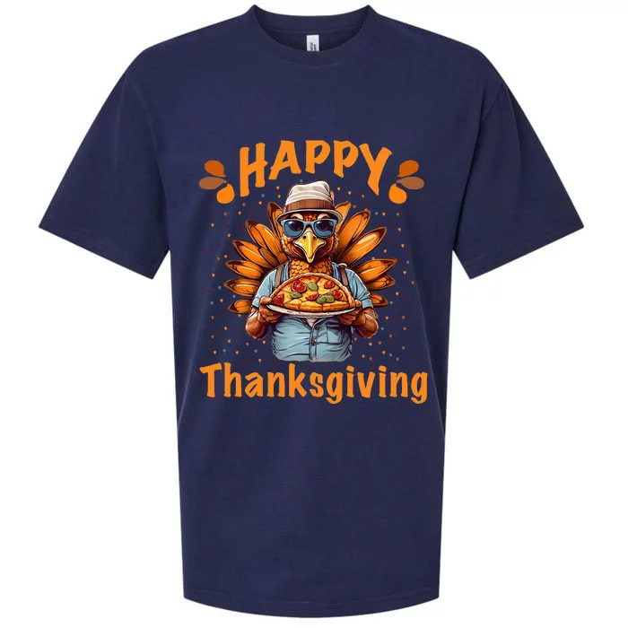 turkey day Happy thanksgiving family dinner Sueded Cloud Jersey T-Shirt