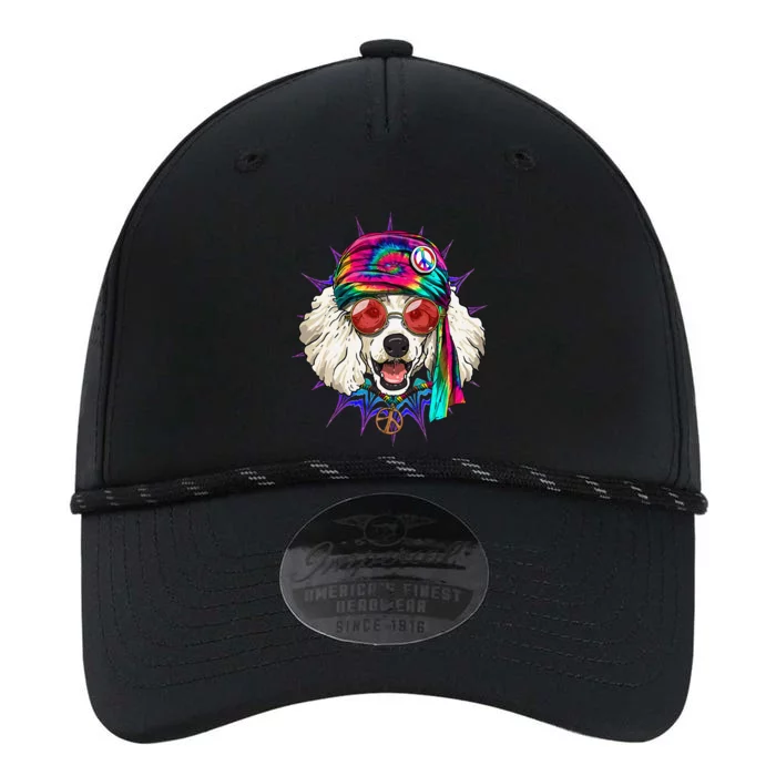 Tie Dye Hippie Poodle Hippiness Peace Love Dog Performance The Dyno Cap