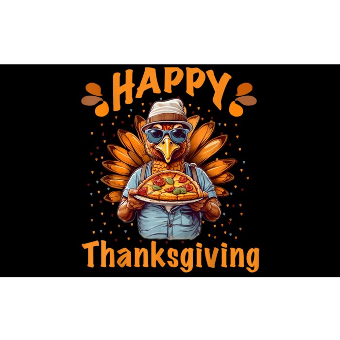 Turkey Day Happy Thanksgiving Family Dinner Bumper Sticker