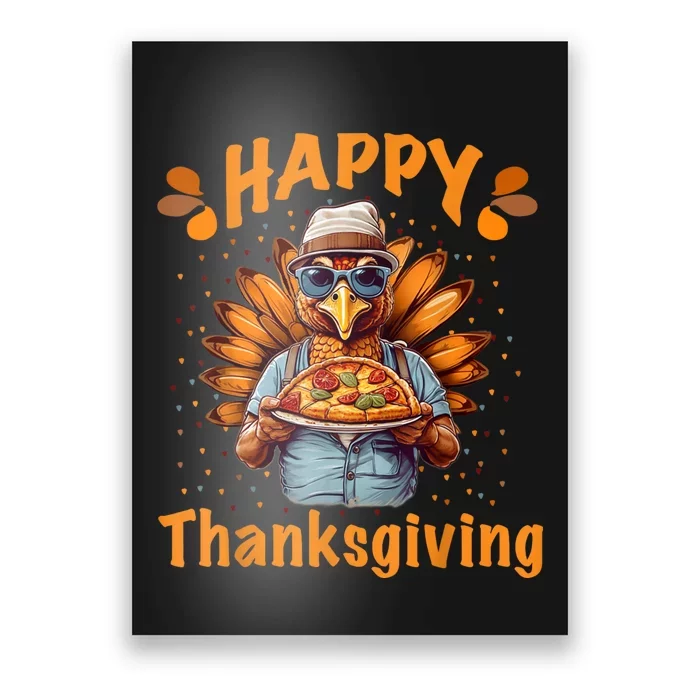 Turkey Day Happy Thanksgiving Family Dinner Poster