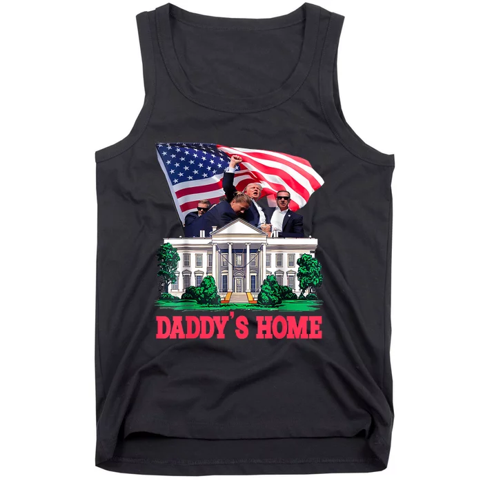 Trump DaddyS Home Bye Joe Biden Drops Out Run For Election Tank Top