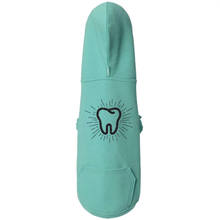 Tooth Dentist Hygienist Dental Oral Hygiene Gift Doggie 3-End Fleece Hoodie