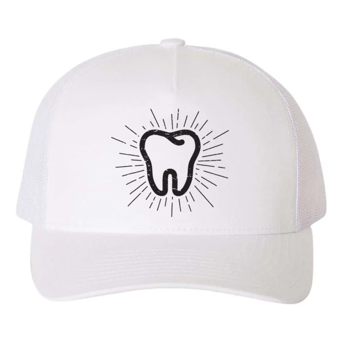 Tooth Dentist Hygienist Dental Oral Hygiene Gift Yupoong Adult 5-Panel Trucker Hat