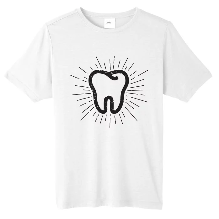 Tooth Dentist Hygienist Dental Oral Hygiene Gift ChromaSoft Performance T-Shirt