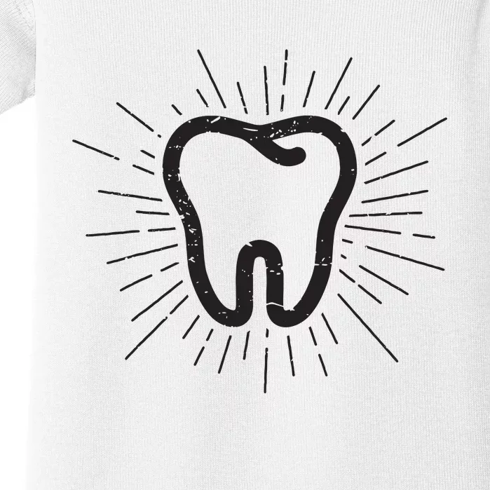 Tooth Dentist Hygienist Dental Oral Hygiene Gift Baby Bodysuit