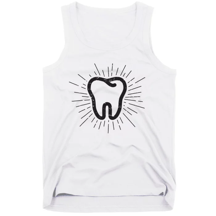 Tooth Dentist Hygienist Dental Oral Hygiene Gift Tank Top