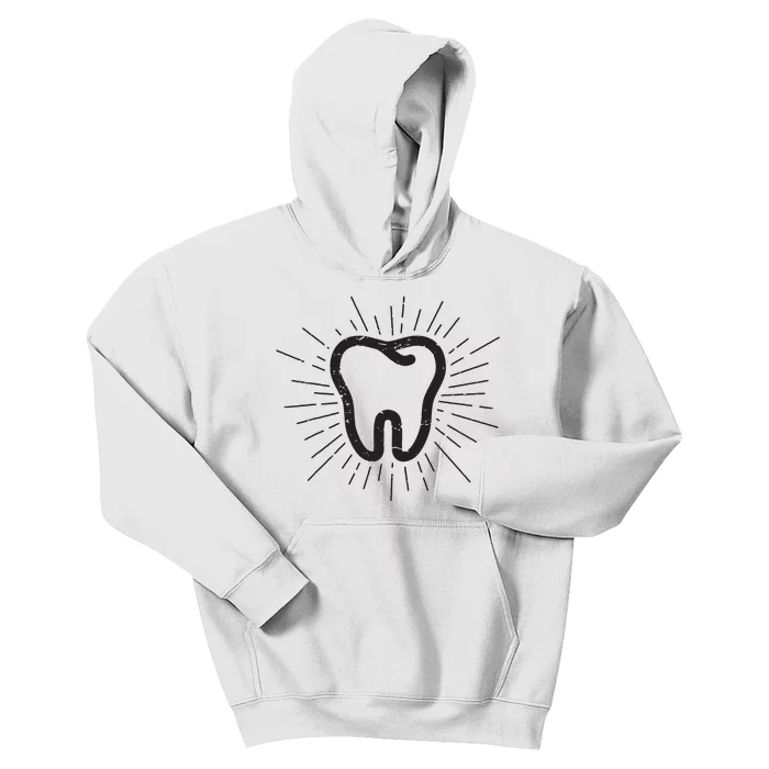 Tooth Dentist Hygienist Dental Oral Hygiene Gift Kids Hoodie