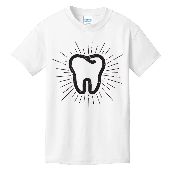 Tooth Dentist Hygienist Dental Oral Hygiene Gift Kids T-Shirt