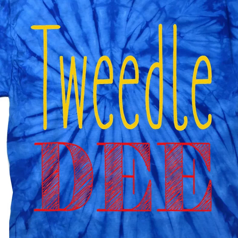 Tweedle Dee Halloween Costume Tie-Dye T-Shirt