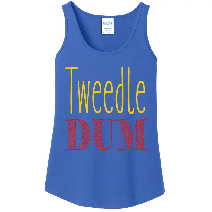 Tweedle Dum Halloween Costume Ladies Essential Tank