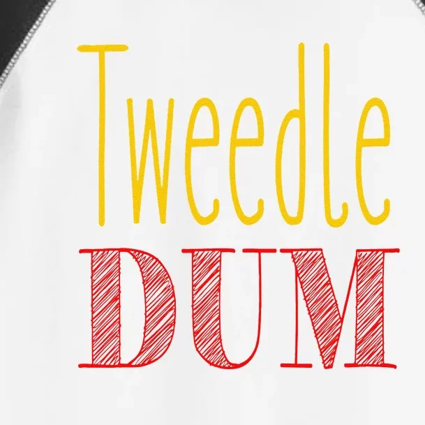 Tweedle Dum Halloween Costume Toddler Fine Jersey T-Shirt