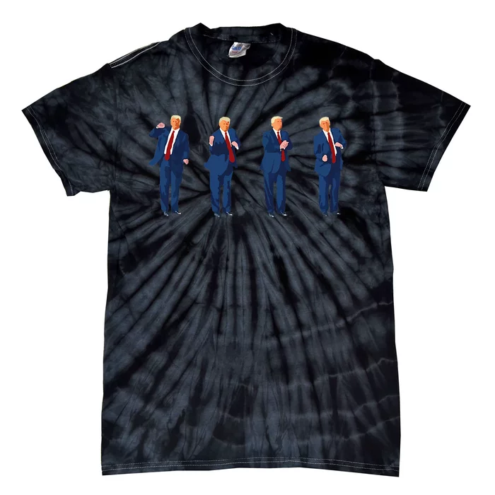 Trump Daddys Home White House 2024 Tie-Dye T-Shirt