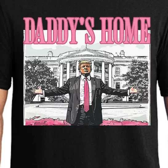 Trump Daddys Home White House 2024 Pajama Set