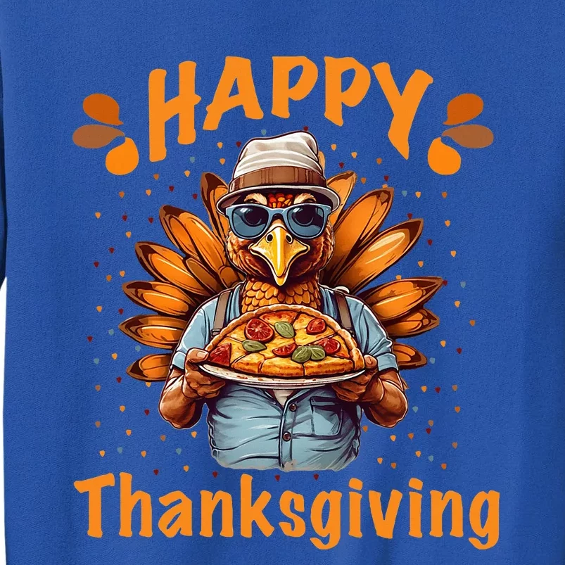 turkey day Happy thanksgiving family dinner Tall Sweatshirt