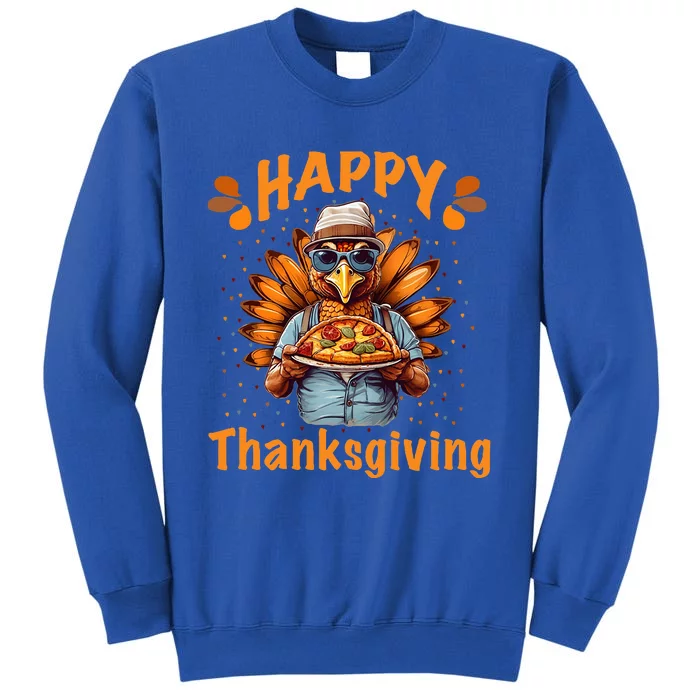 turkey day Happy thanksgiving family dinner Tall Sweatshirt