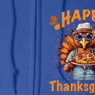 turkey day Happy thanksgiving family dinner Full Zip Hoodie