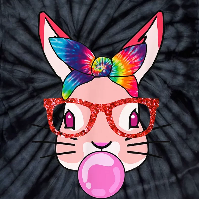 Tie Dye Headband Bunny Bubble-Gum, Funny Boy Girl Kid Tie-Dye T-Shirt