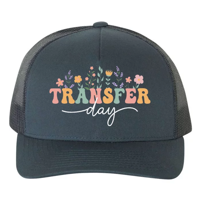 Transfer Day Ivf Flowers Ivf Transfer Day Couple Yupoong Adult 5-Panel Trucker Hat