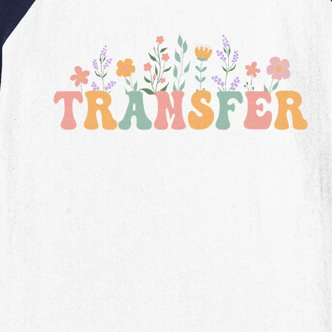 Transfer Day Ivf Flowers Ivf Transfer Day Couple Baseball Sleeve Shirt