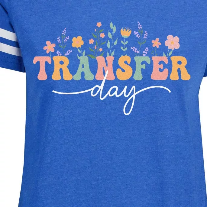 Transfer Day Ivf Flowers Ivf Transfer Day Couple Enza Ladies Jersey Football T-Shirt