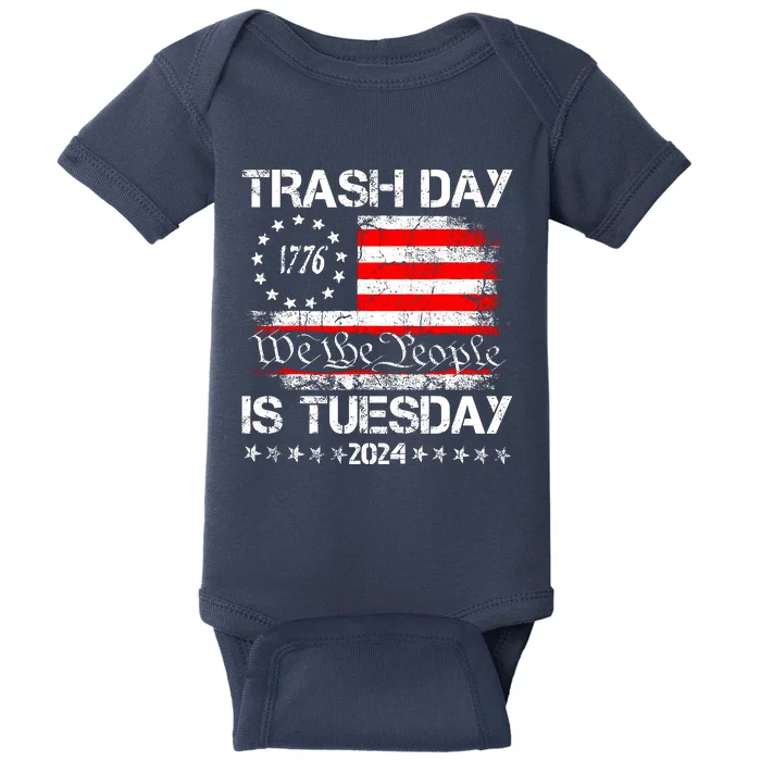 Trash Day Is Tuesday Baby Bodysuit