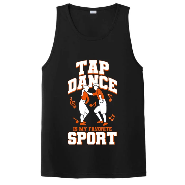 Tap Dance Is My Favorite Sport Tap Dance Cute Gift Performance Tank